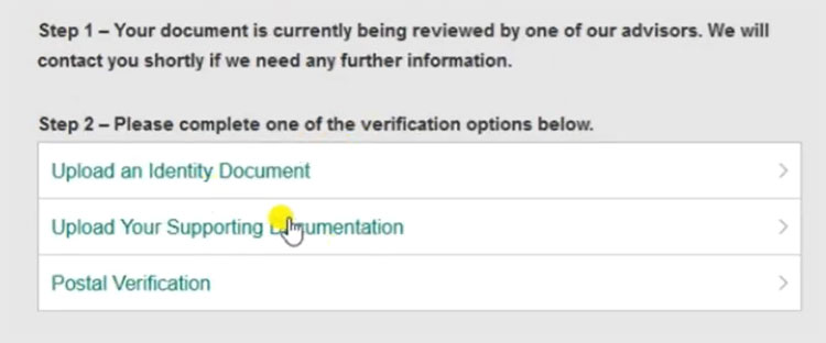 Dokumenti za potrditev vasega naslova je drugi postopek verifikacije na bet365